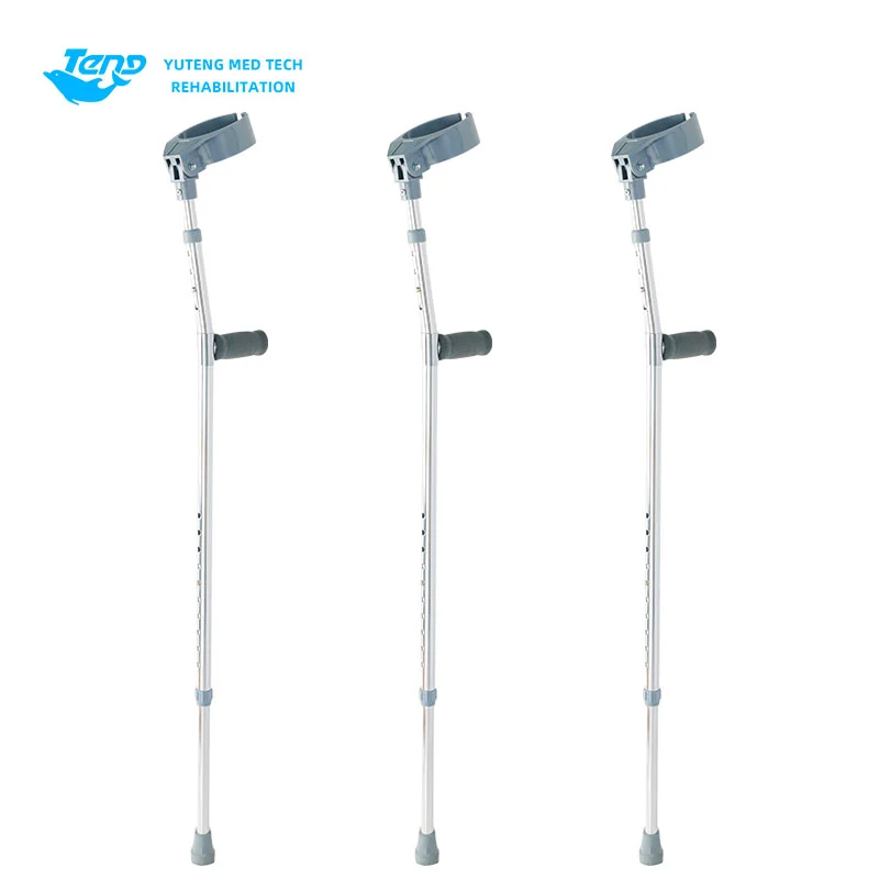 Crutch Elbow Cóimhiotal Alúmanaim