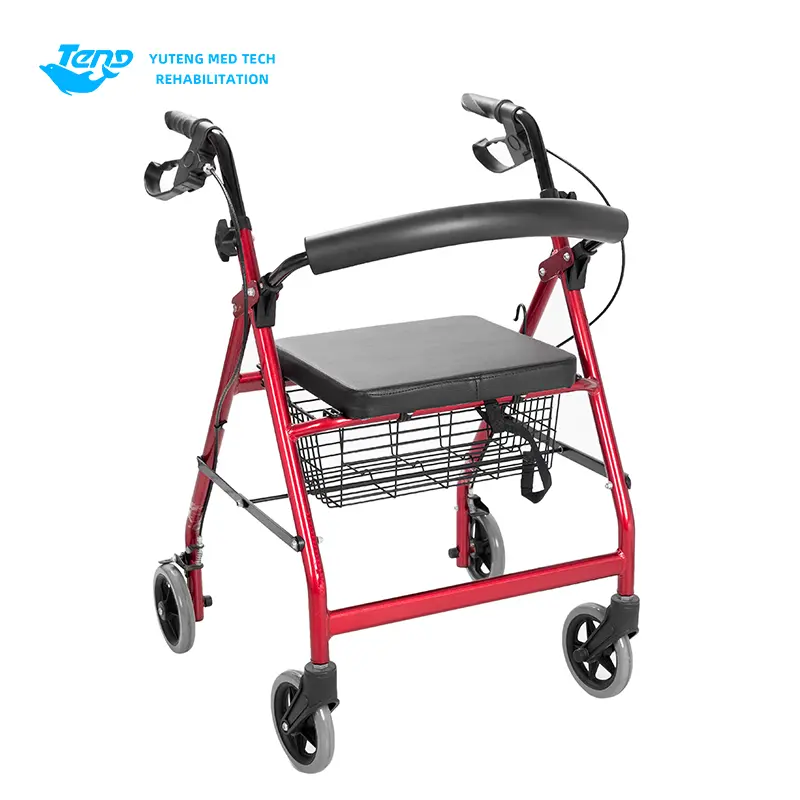 Walker Rollator Folding le suíochán
